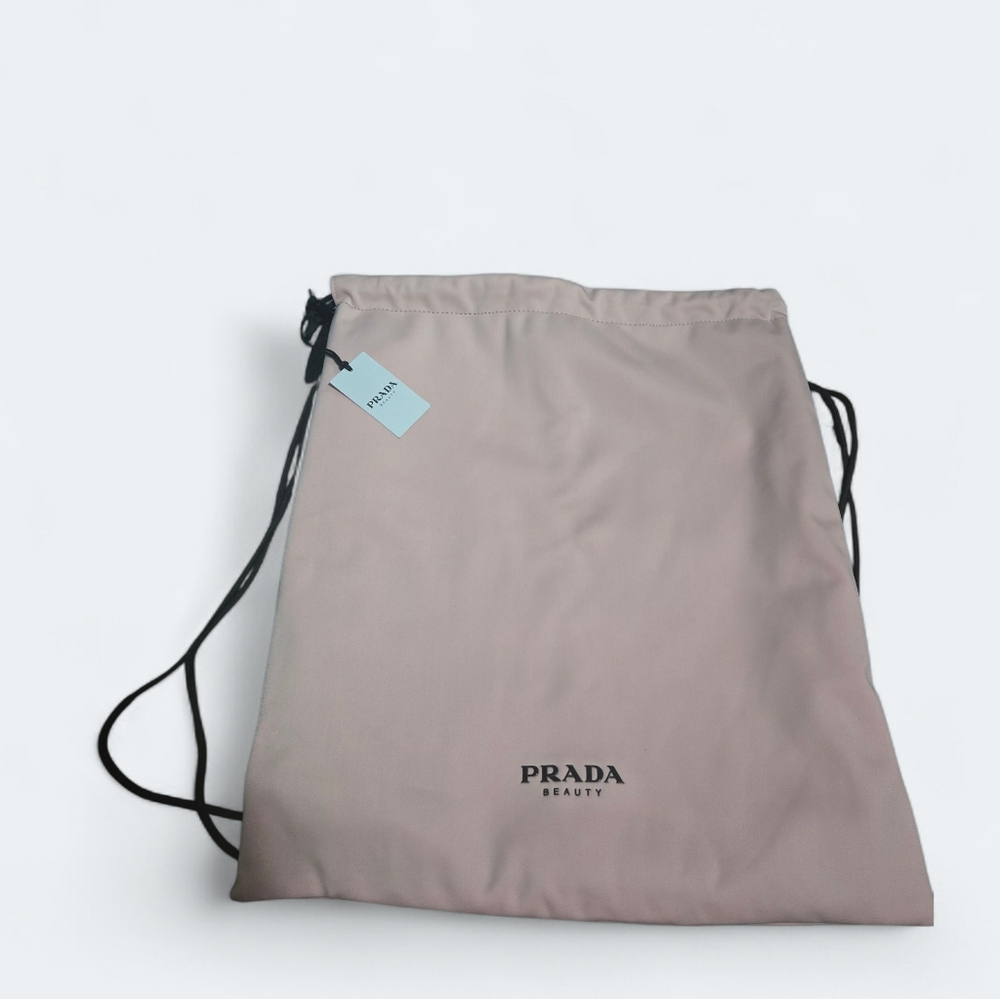 Prada Sleek Black Drawstring Backpack - Picture 3 of 3